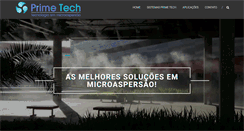 Desktop Screenshot of primetech.com.br